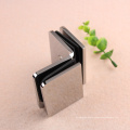 Glass to glass 90 degree clip clamp for tempered glass door